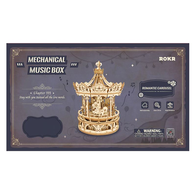 Music Box 3d Puzzle Stavební Bloky