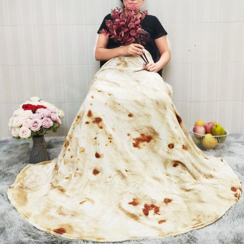 Pizza Tortilla Deka Pita Lavash Měkká Do Postele