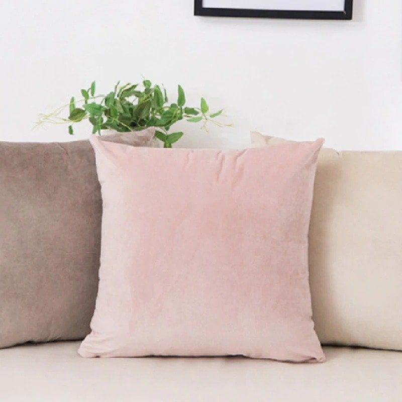 Povlak Na Polštář Na Velvet Throw Dekorativní Pevné Měkké