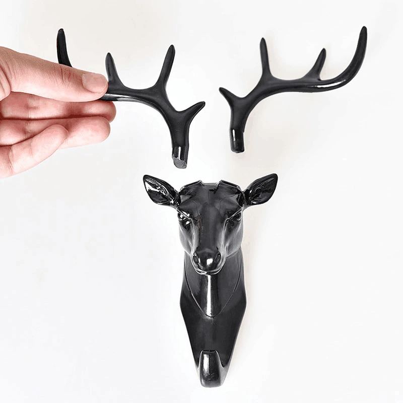 Závěsný Háček Vintage Deer Head Keys Deštník Jacket Šála Věšák