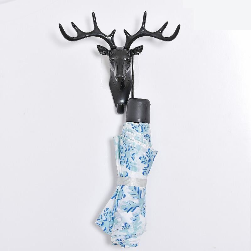 Závěsný Háček Vintage Deer Head Keys Deštník Jacket Šála Věšák