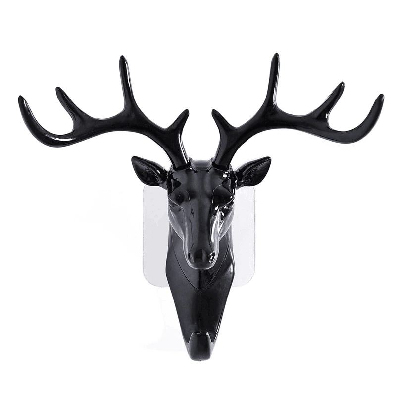 Závěsný Háček Vintage Deer Head Keys Deštník Jacket Šála Věšák