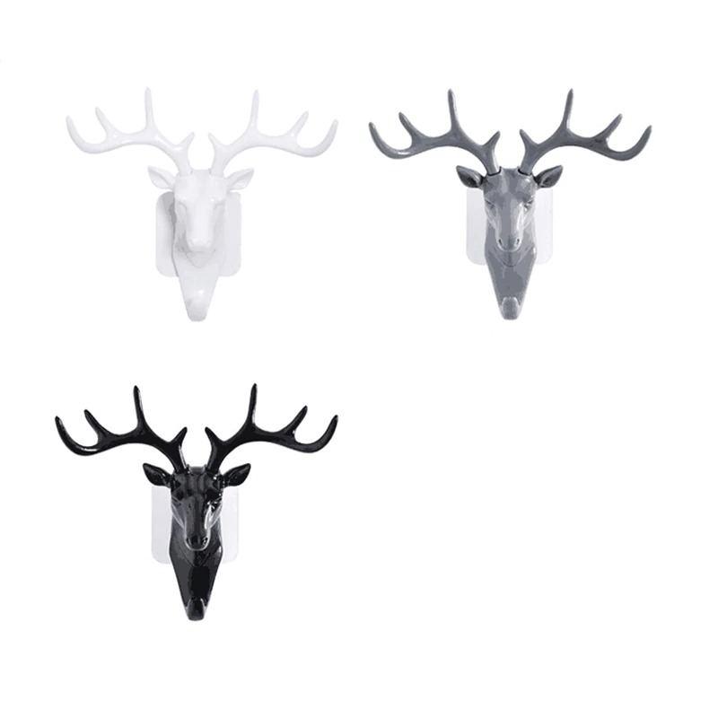 Závěsný Háček Vintage Deer Head Keys Deštník Jacket Šála Věšák