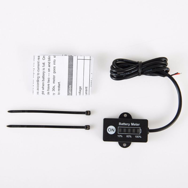 12/24v Lcd Voltmetr Indikátor Kapacity Baterie Elektroměr Pro Olověné / Lithium-kobaltové / Lithium-železo-fosfátové