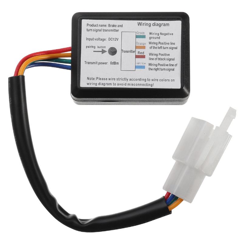 12v Bezdrátová Přilba Na Motorku Led Ukazatel Směru Brzdy