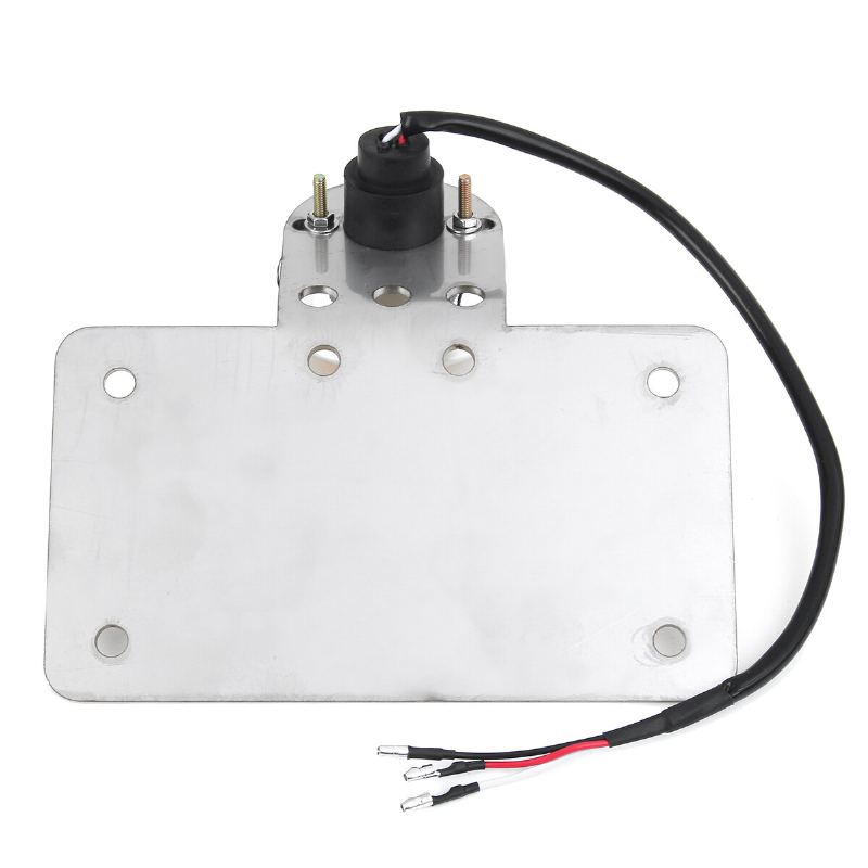 12v Poznávací Značka Motocyklu S Koncovým Světlem Zadní Brzda Led Směrová Světla Brzdové Světlo Univerzální Nerezová Ocel