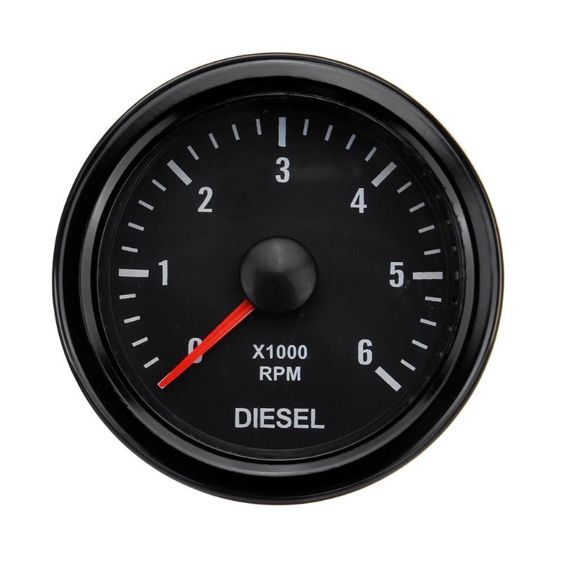 52 mm 0-6000 Rpm (na Přístrojové Desce) Elektrický Otáčkoměr Pro Dieselový Motor