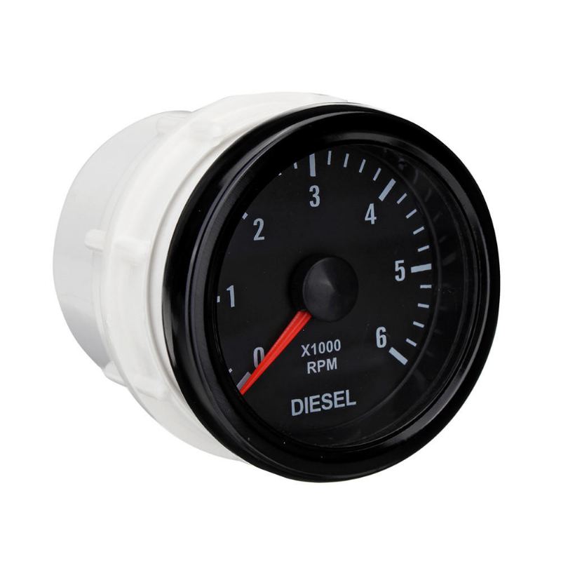 52 mm 0-6000 Rpm (na Přístrojové Desce) Elektrický Otáčkoměr Pro Dieselový Motor