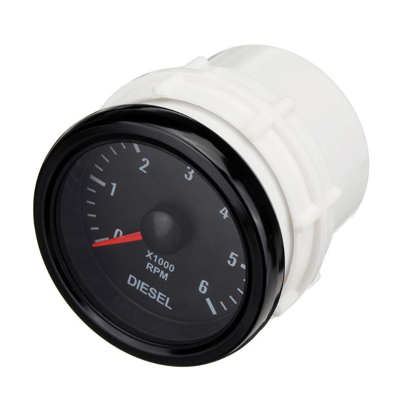 52 mm 0-6000 Rpm (na Přístrojové Desce) Elektrický Otáčkoměr Pro Dieselový Motor