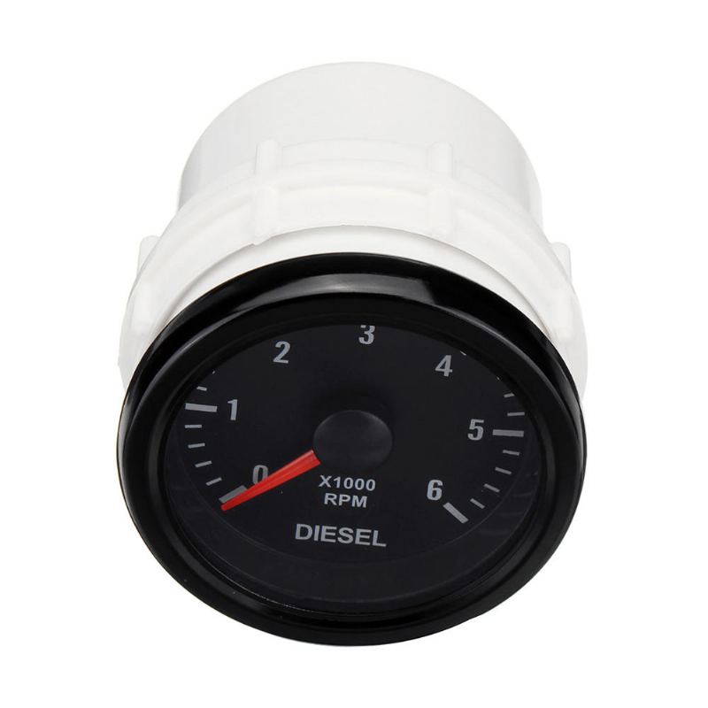 52 mm 0-6000 Rpm (na Přístrojové Desce) Elektrický Otáčkoměr Pro Dieselový Motor