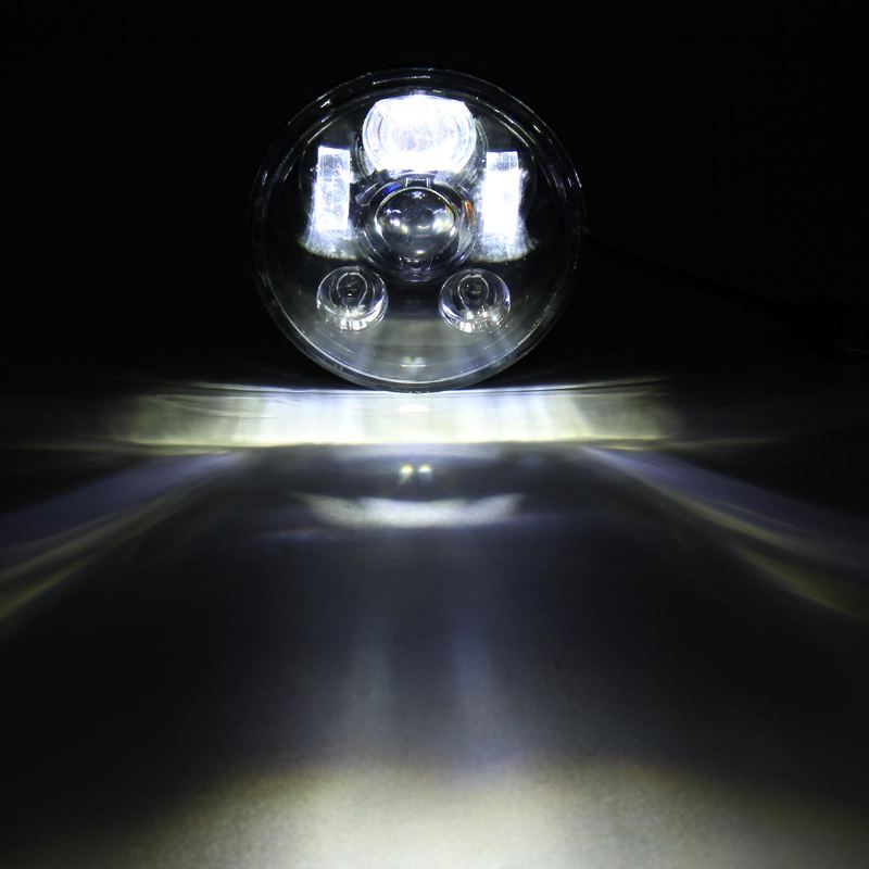 5.75" H4 H13 Motocyklové Led Světlomety Utěsněný Projektor Hi-lo Beam Head Lamp For Harley