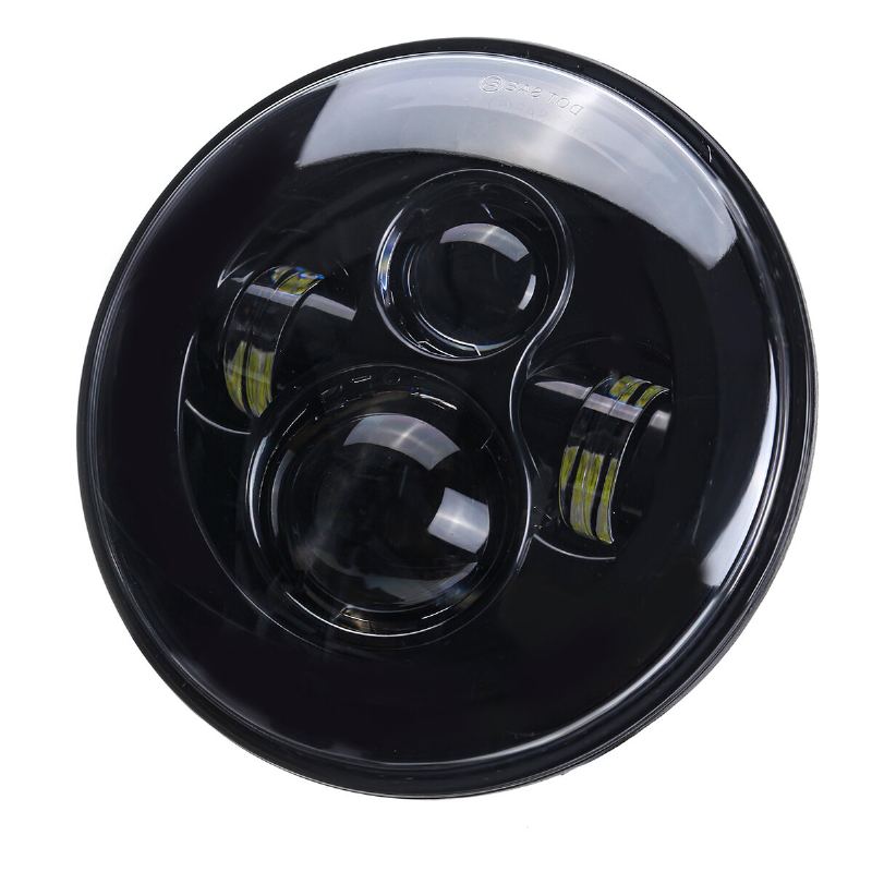7palcový 300w Motocyklový Led Světlomet Hi-lo Beam Kulatá Pro Honda Pro Jeep