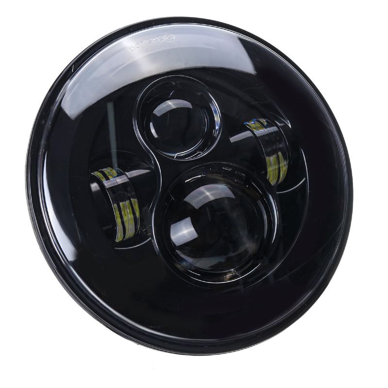 7palcový 300w Motocyklový Led Světlomet Hi-lo Beam Kulatá Pro Honda Pro Jeep