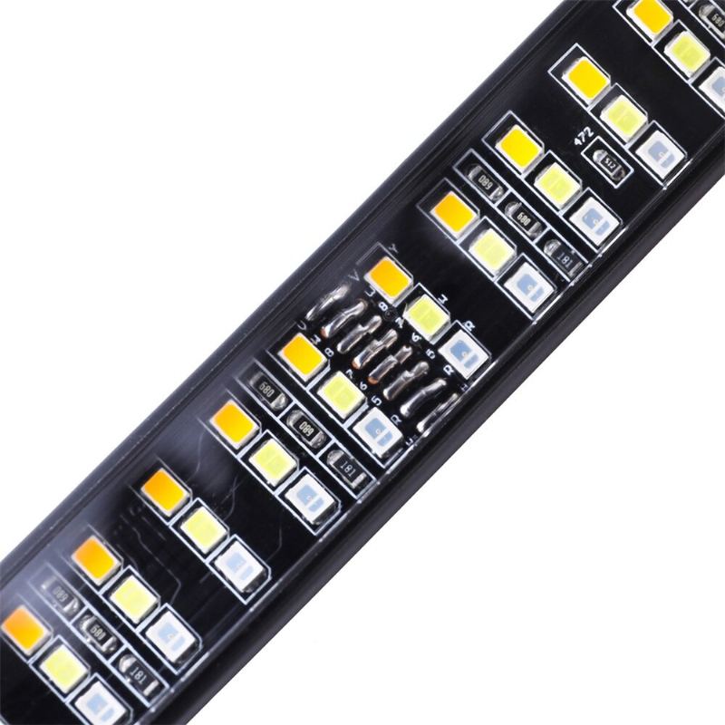 Ambother 60 Palcový 2835 504 Led Třířadý Nákladní Vůz Zadní Světlo Světelná Lišta Vodotěsný Světelný Pás Žlutá Směrovka Červená Brzda Bílá Pickup Auto Zpětné