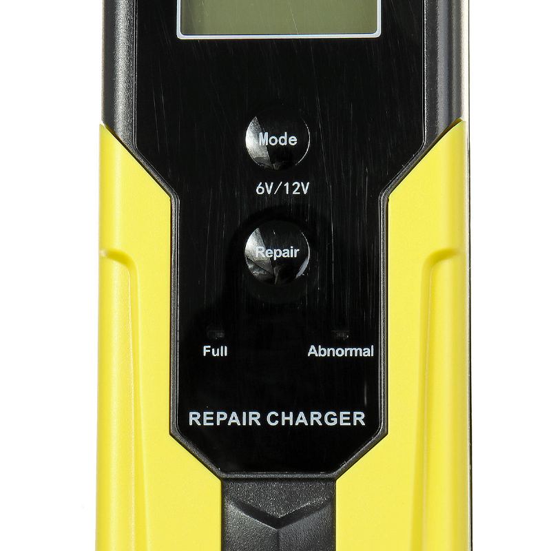 Inteligentní Lcd 4.5-100ah Výstup 6v/2a 12v/4a Automotocyklová Automatická Pulzní Nabíječka Baterií