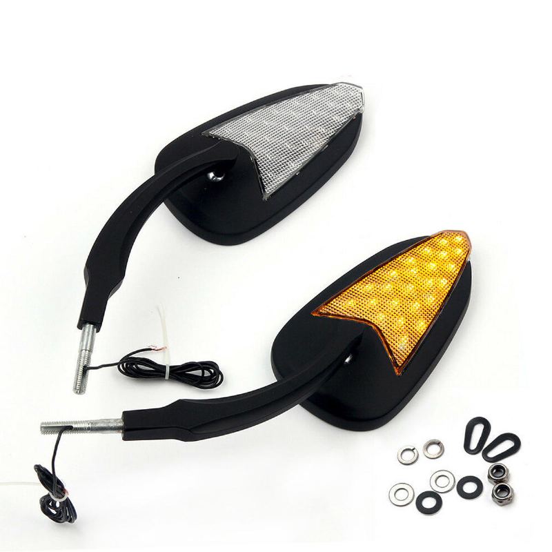 Motocykl 24led Směrová Světla Zpětná Zrcátka