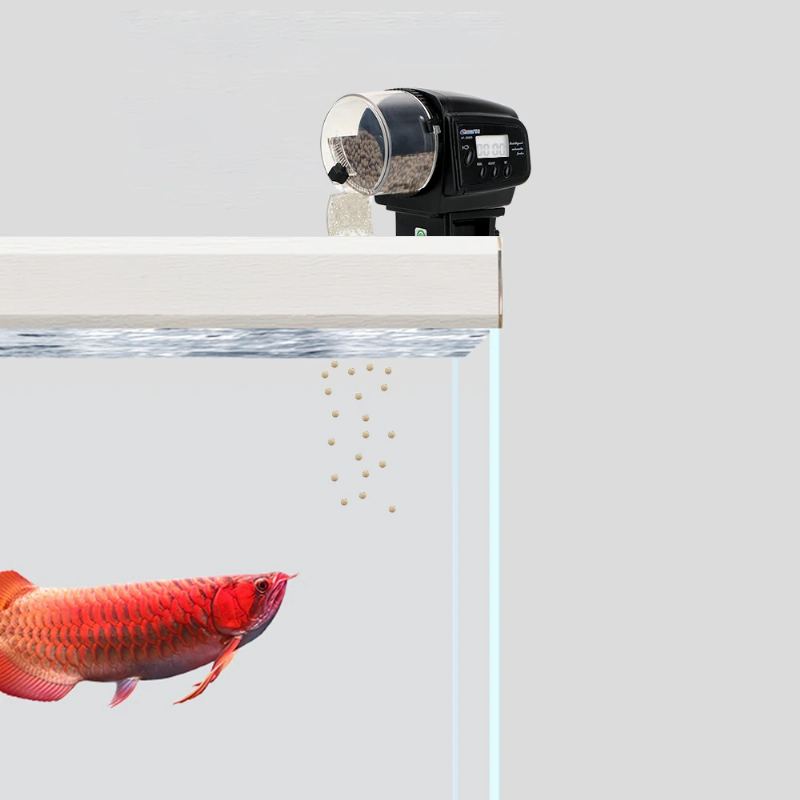 Fish Automatic Feeder Lcd Display Timer Dávkovač Krmení
