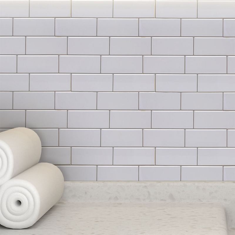 12palcové Diy Samolepky Na Dlaždice 3d Samolepicí Samolepka Na Cihlovou Zeď Koupelna Kuchyň