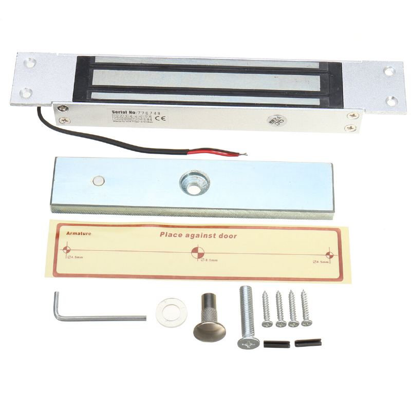 12v Elektrický Magnetický Zámek Vstupních Dveří Elektromagnetická Kontrola Přístupu 280kg 600lb