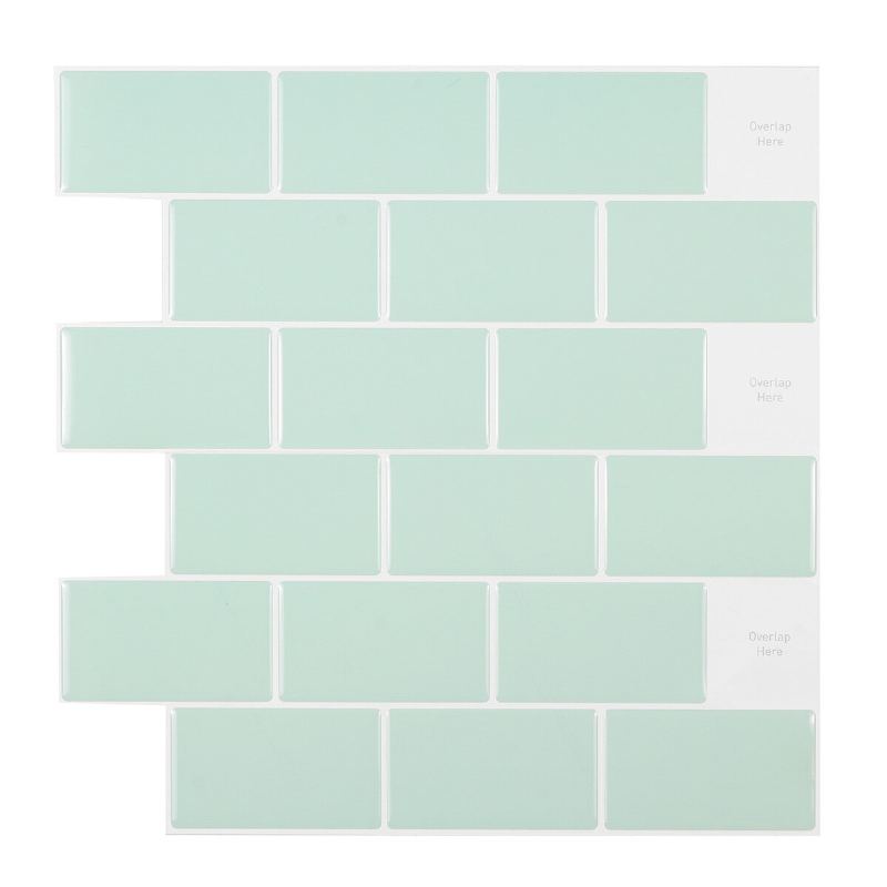 3d Epoxidová Vinylová Samolepka Na Zeď Vodotěsná Odnímatelná Backsplash Domácí Dekorace