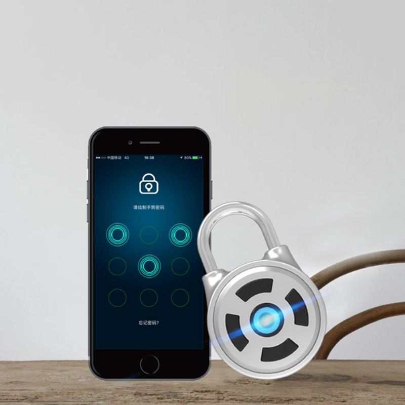 App Intelligent Password Lock Android Ios App Odemknutí Anti-theft Security Combination Visací Zámek Indoor
