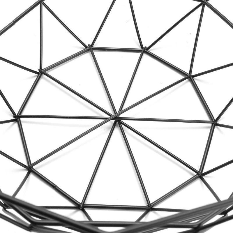 Dekorace Z Geometrického Kovového Drátu Úložný Stojan Na Výstavní Košík Na Mísu S Ovocem
