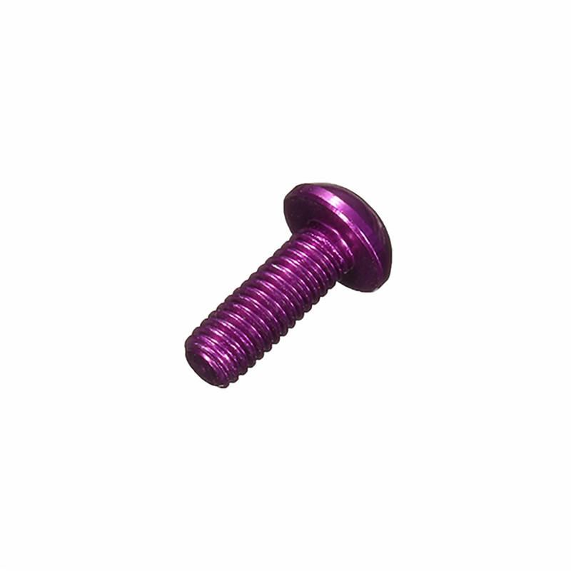 M3ah16 50ks M3×8mm Šrouby S Vnitřním Šestihranem Šroub S Kulatou Hlavou 7075 Hliníková Slitina