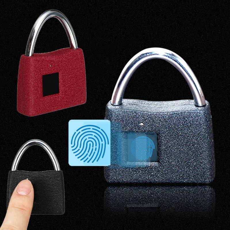 Přenosný Smart Keyless Bezklíčový Zámek Dveří Zavazadlového Prostoru Anti Theft Fingerprint Security Visací