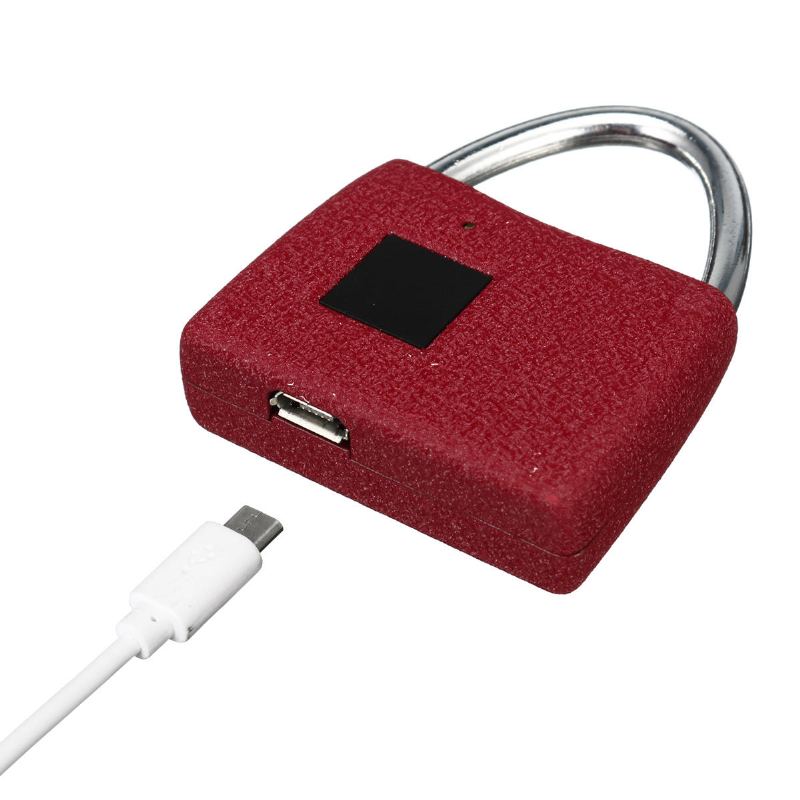 Přenosný Smart Keyless Bezklíčový Zámek Dveří Zavazadlového Prostoru Anti Theft Fingerprint Security Visací