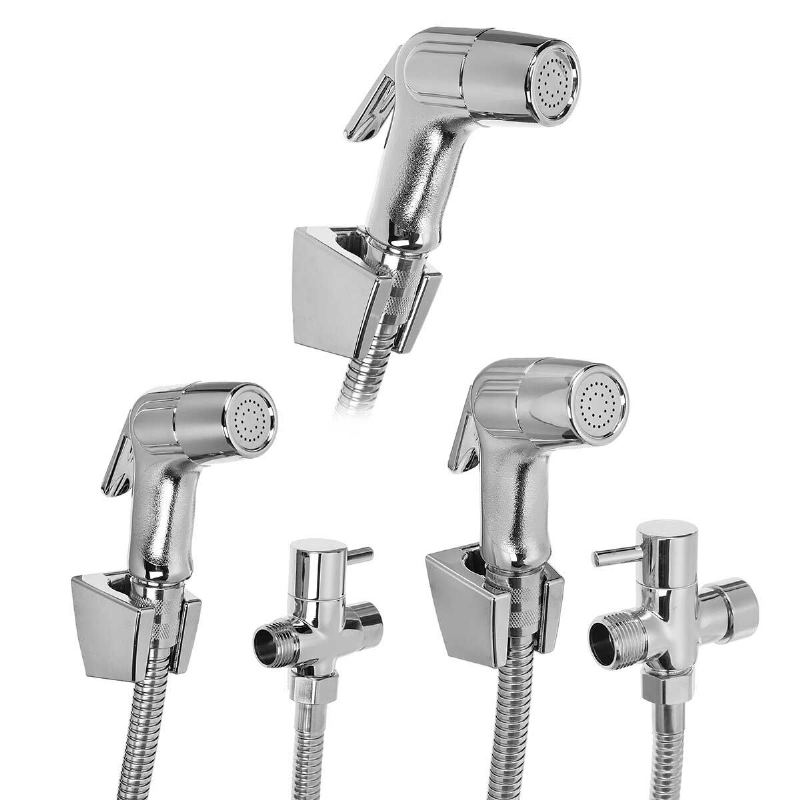 Ruční Sprchová Hlavice Sprcha Wc Bidet Sprej Mycí Jet Shattaf Diverter Set