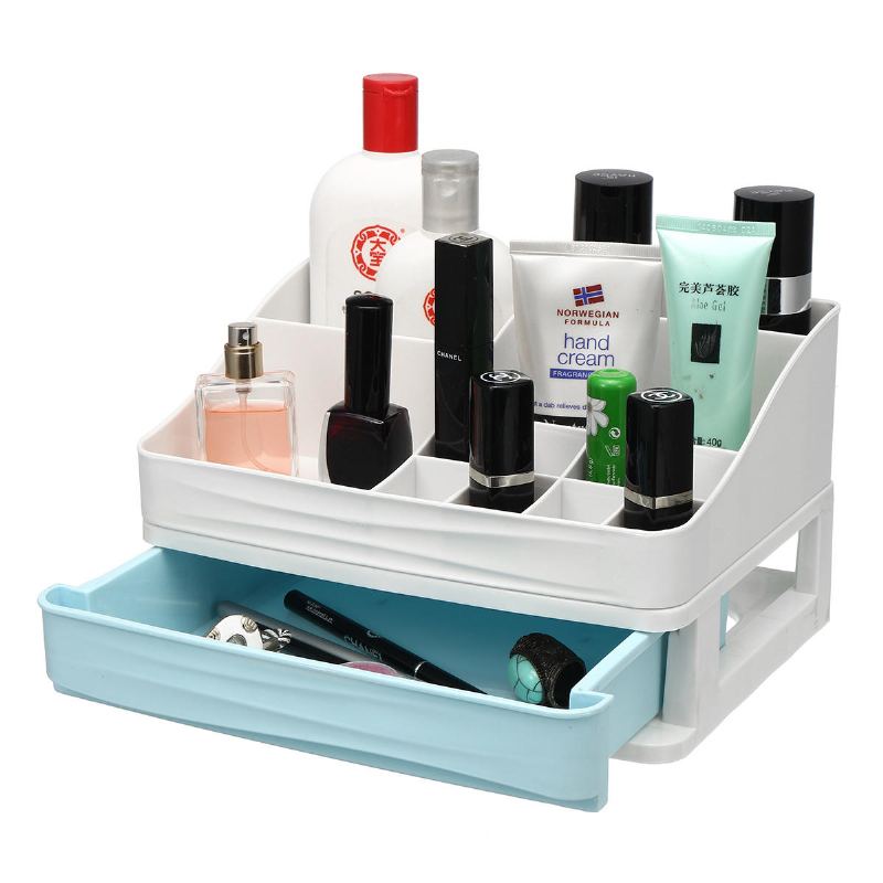 Vícevrstvá Zásuvka Makeup Box Úložný Box Na Kosmetické Šperky Stolní Organizér
