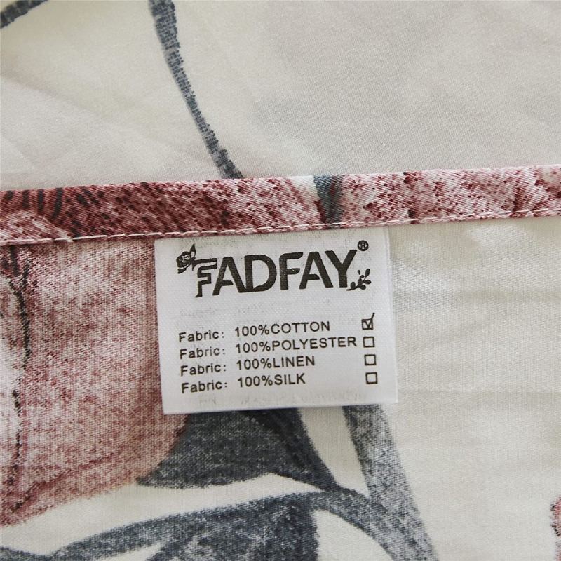 4ks Shabby Farmhouse Floral Béžová Sada Povlečení Elegantní Kvetoucí Pivoňka 100% Egyptská Bavlna Počet Nití 800 Kapesní Prostěradlo