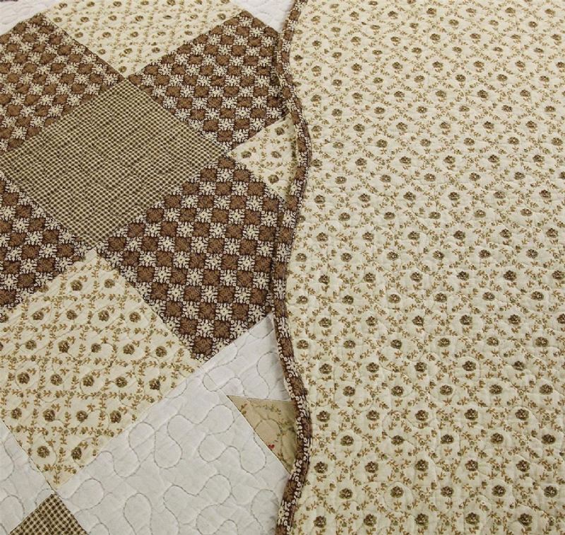 Luxusní Prošívaná Přehoz Přes Postel Queen Size Sada Bavlněných Přikrývek