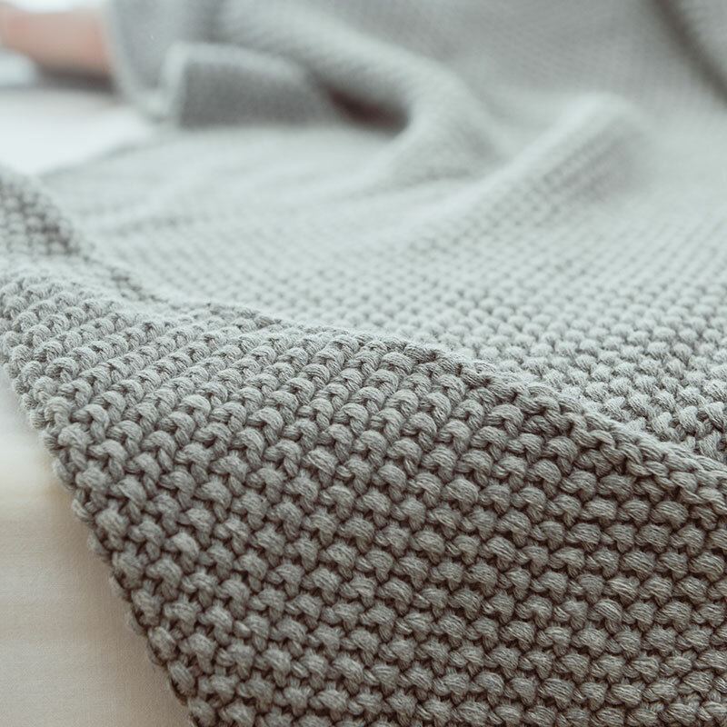 Vlněná Bavlněná Měkká Přikrývka Pletací Teplá Pohovka Na Postel Pro Bytový Textil