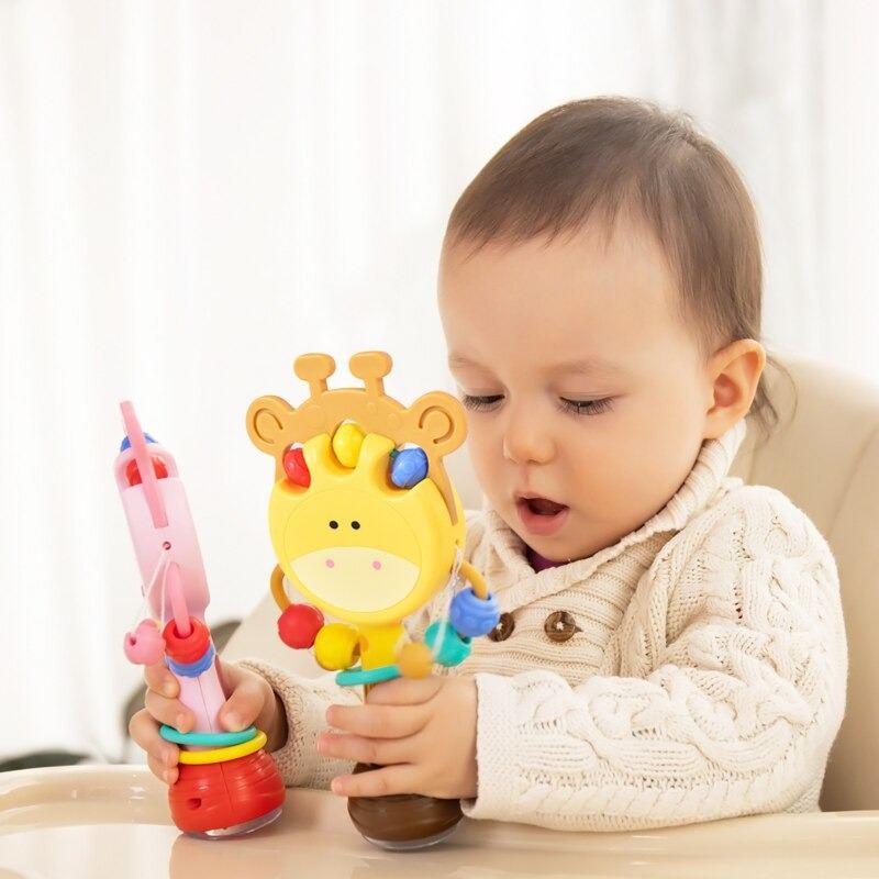 Dětská Kousátka Chrastítka Měkké Vzdělávací Montessori Hračky