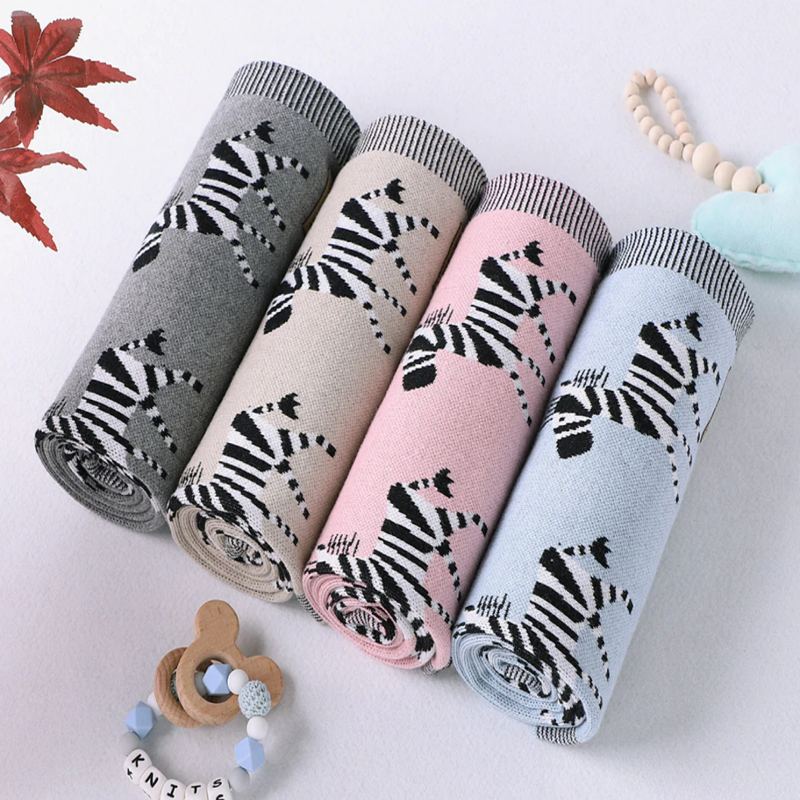 Dětská Letní Přikrývka Zebra Z Měkké Bavlny