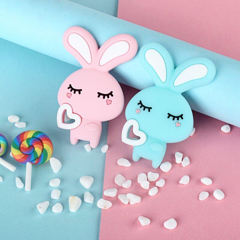 Silikonové Dětské Kousátko Bunny