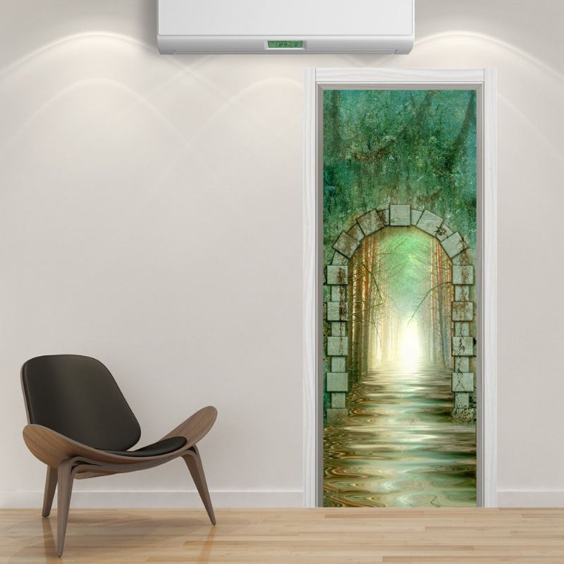 Pag Doraemon's Random Door 3d Samolepky Na Zeď Kreativní Waterproof Wall Decos Home Art